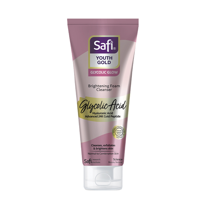 SAFI Youth Gold Glycolic Glow Foam Cleanser
